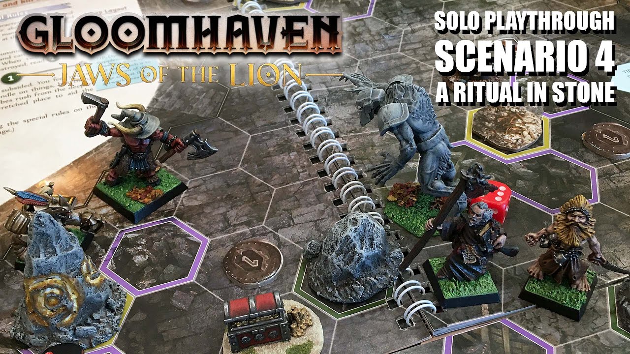 Gloomhaven: Jaws of the Lion Solo Playthrough - Scenario 4