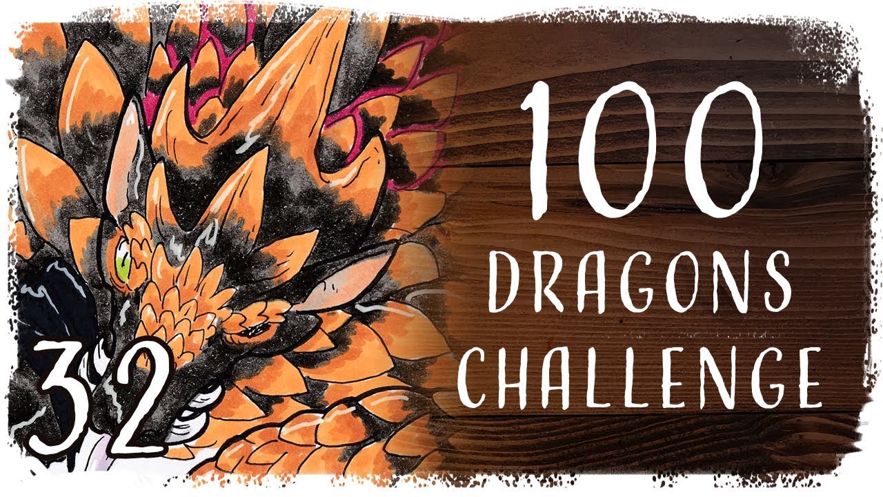 100 Dragons Challenge - 32 | Pangolin Dragon