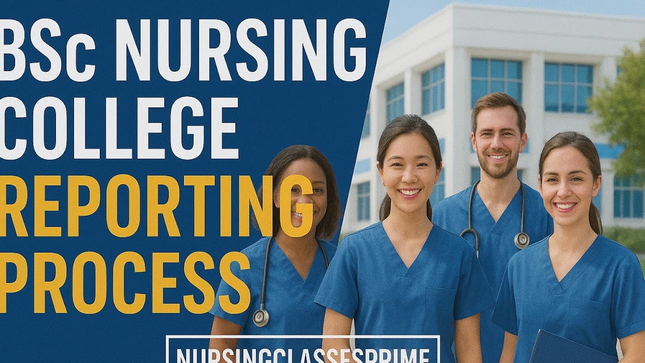 Bsc nursing college reporting process/college रिपोर्टिंग के time किन बातों का ध्यान रखें।