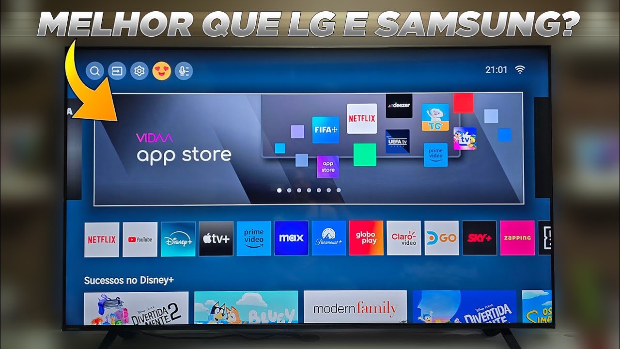 SISTEMA VIDAA - Melhor que SAMSUNG TIZEN e LG WEBOS? Análise Completa