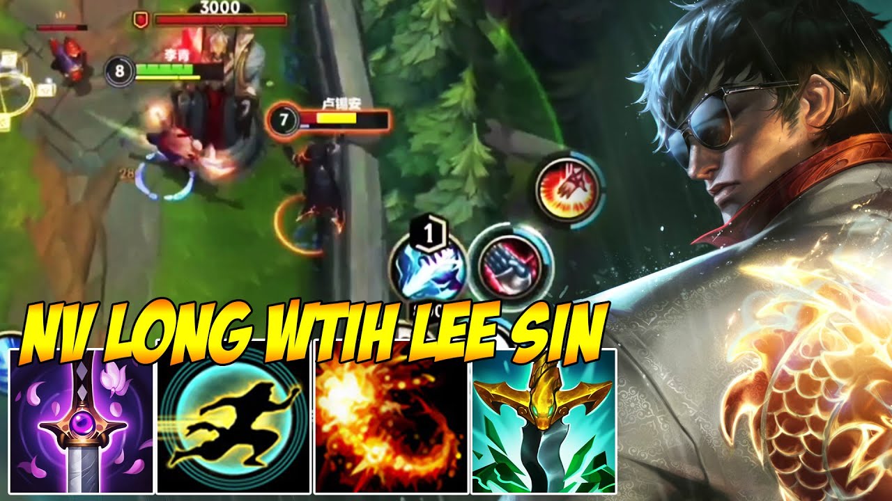 NV LONG WITH LEE SIN WILD RIFT - ONE KICK = ONE KILL