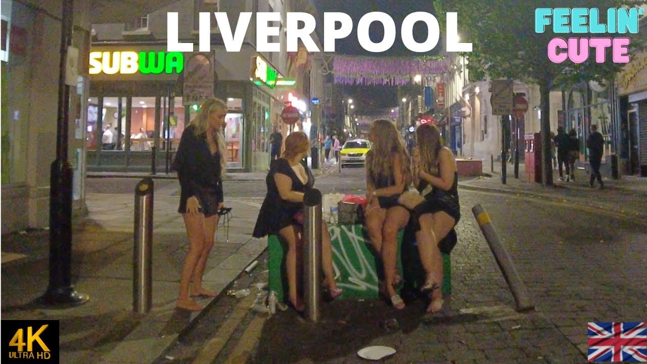 LIVERPOOL WALKING TOUR NIGHTLIFE 4K