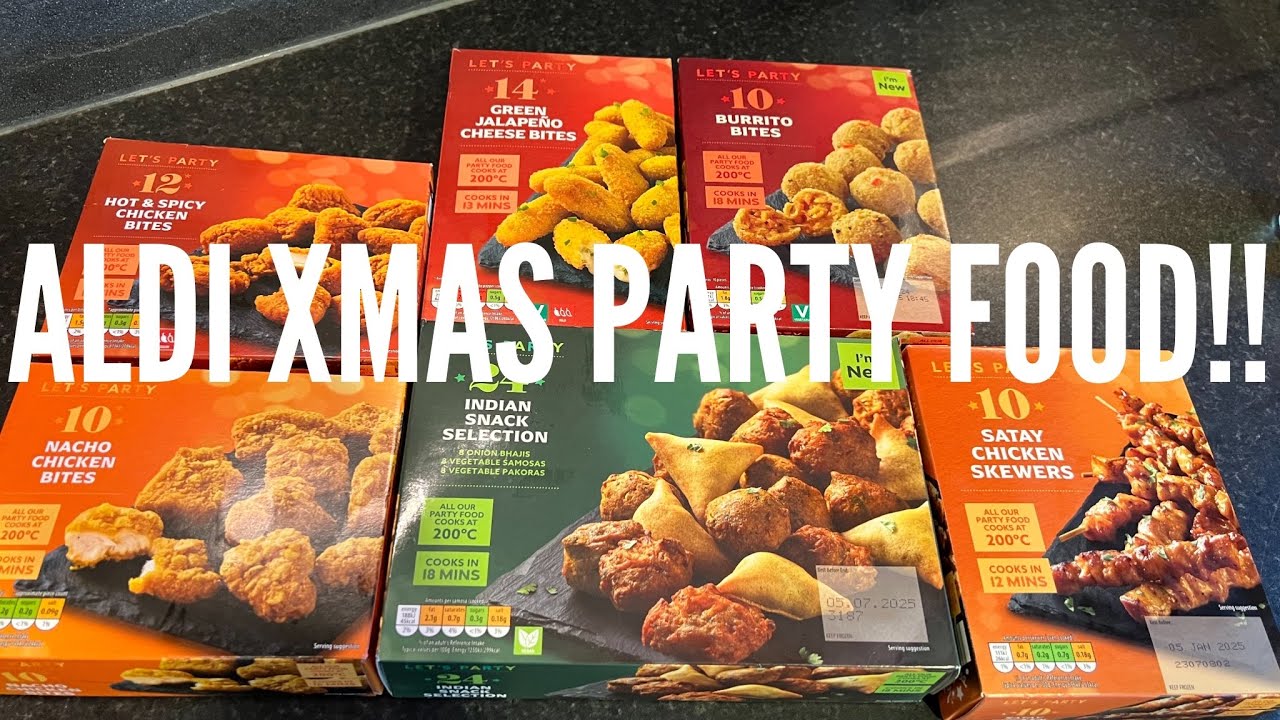 Aldi Let's Party Christmas Food Review