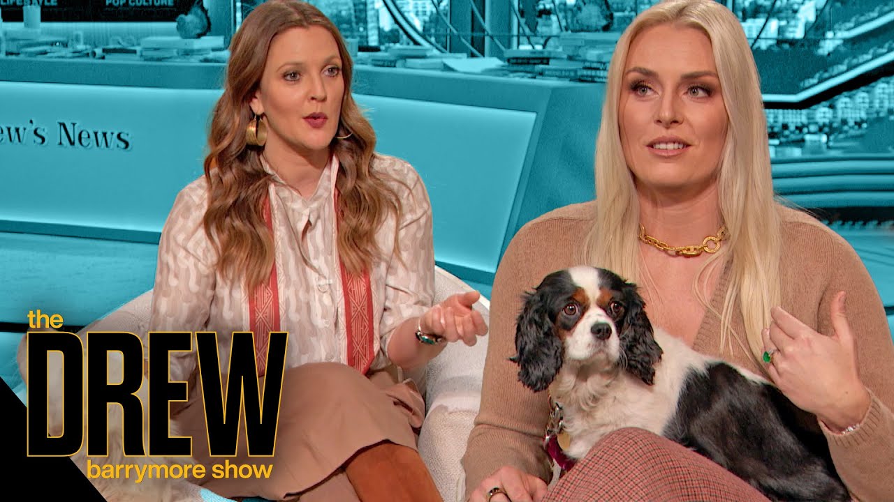 Lindsey Vonn's Interview with Drew Becomes a Puppy Playdate