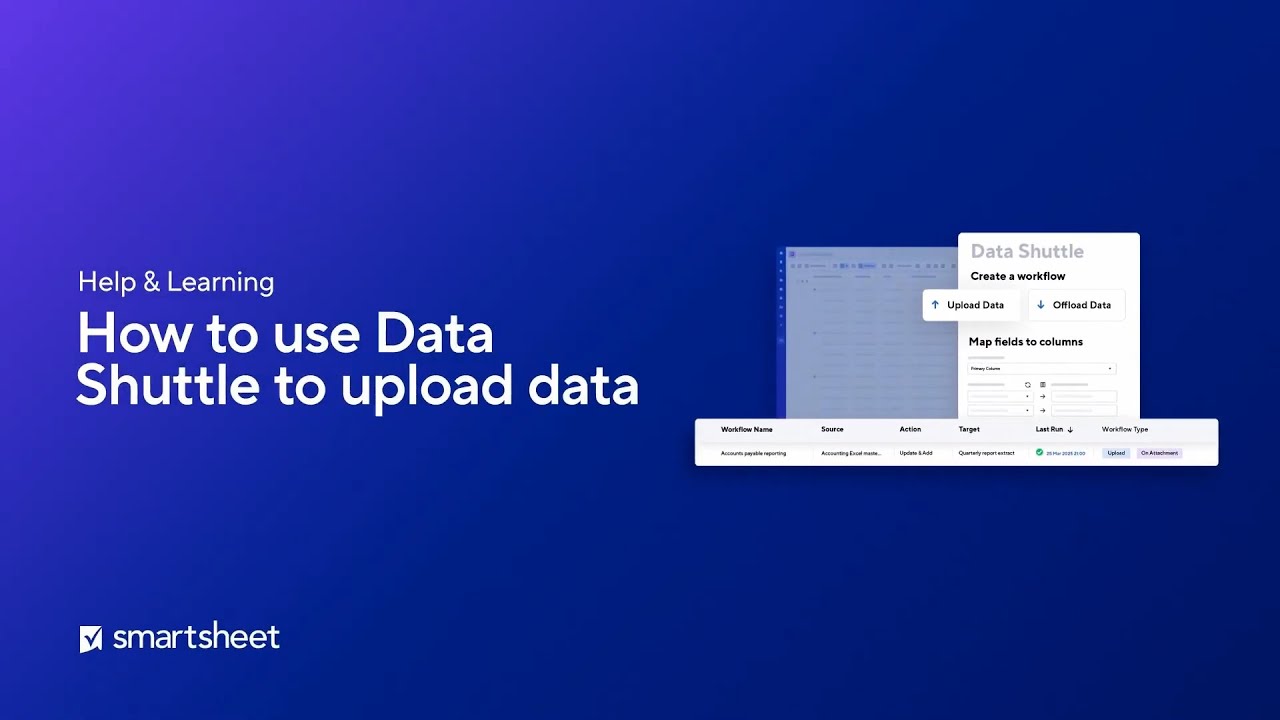 Как использовать Data Shuttle для загрузки данных