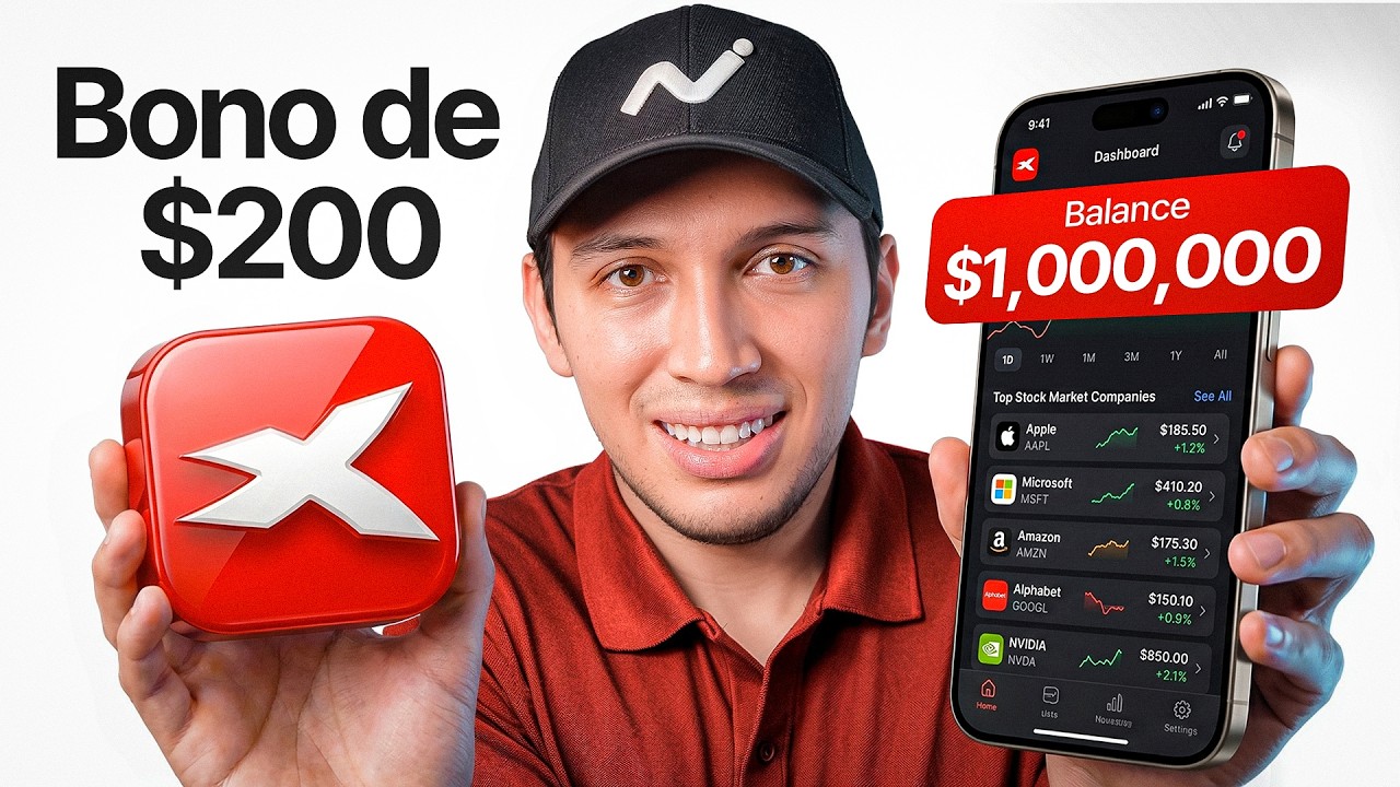 Tutorial XTB - C&oacute;mo invertir en Acciones y ETFs desde Latam (Bono de hasta $200 usd)