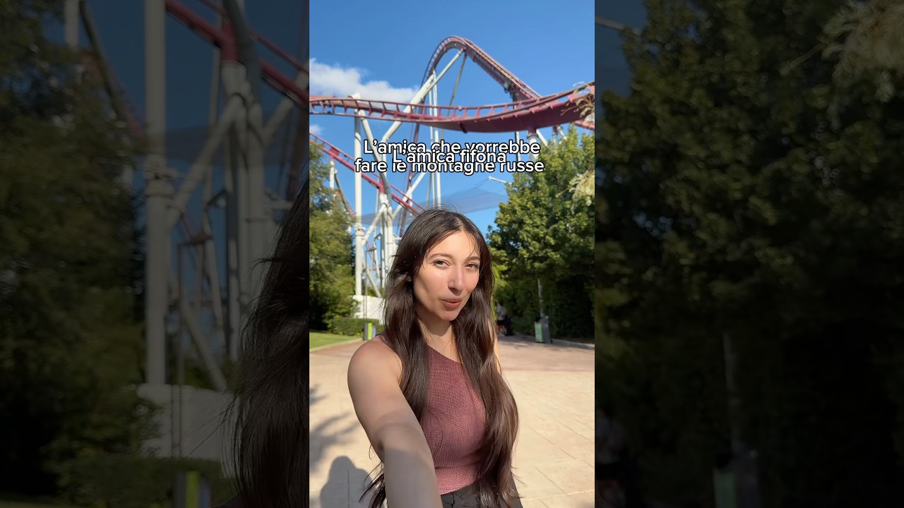 POV: SIETE A MAGICLAND MA LA TUA AMICA &Egrave; FIFONA 🐛🍏