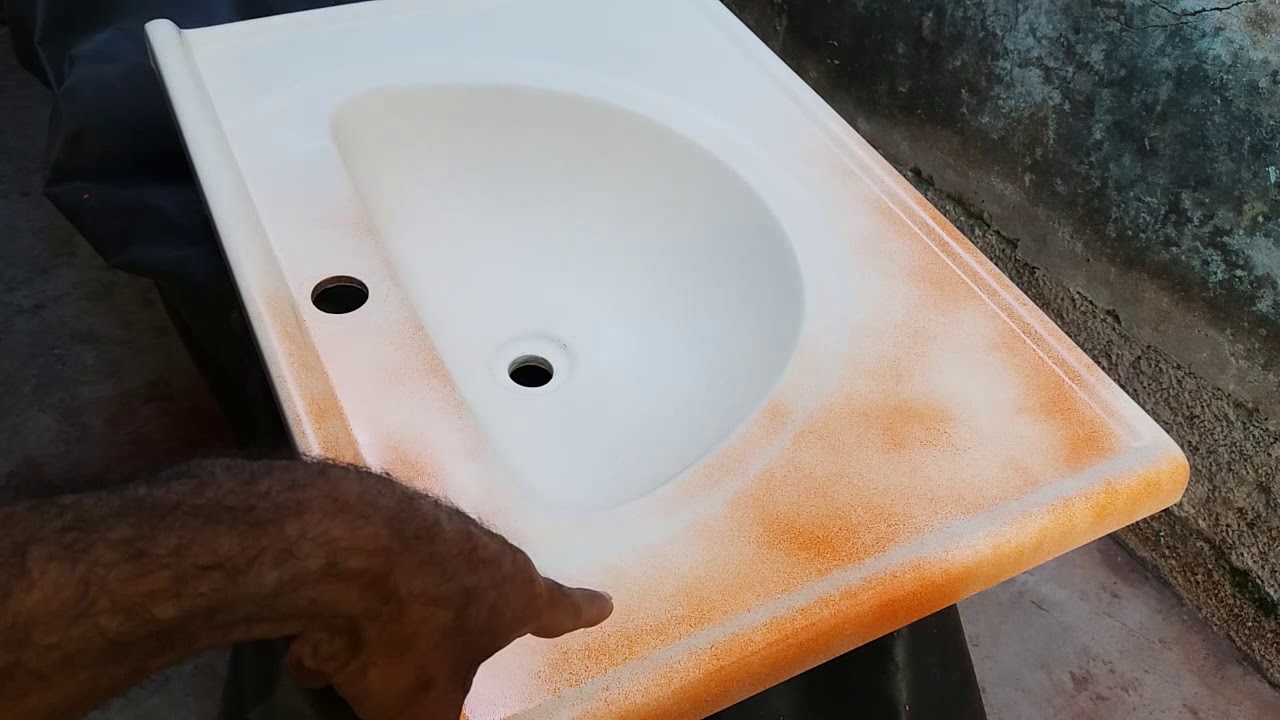 PINTURA PIA DE LAVABO - FÁCIL E RÁPIDO