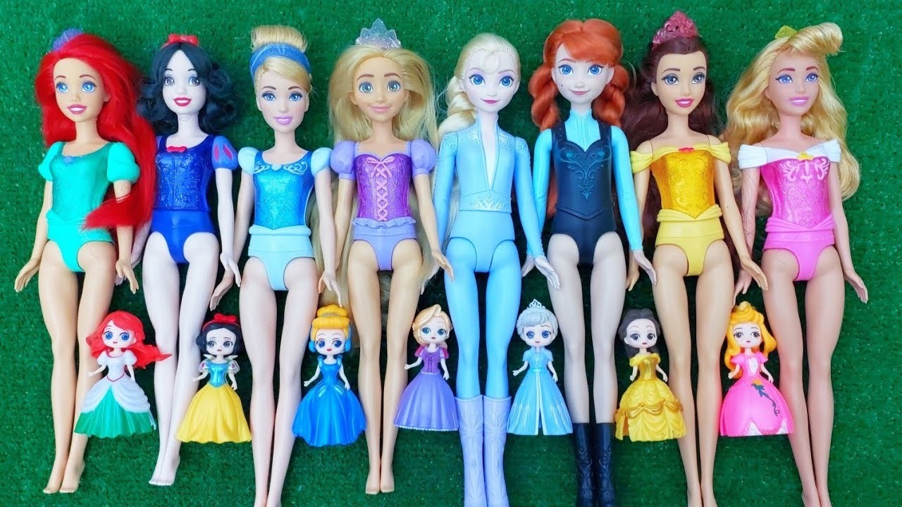 Cute Miniatures Disney Princess Frozen ELSA & Annall! elsa satisfying unboxing