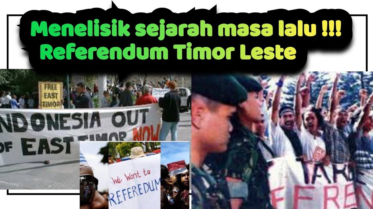 Referendum kemerdekaan timur leste 1999 |  sejarah timor leste | Referendum timor leste