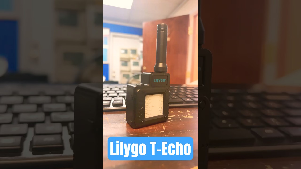 The Lilygo T-Echo LORA Radio #meshtastic #radio #offgrid #lora #mcu #iot #electronics #cybersecurity