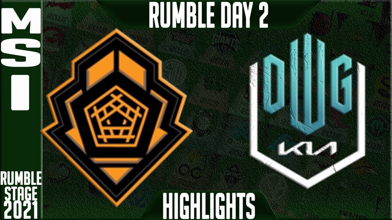 PGG vs DK Highlights | MSI 2021 Rumble Group Day 2 | Pentanet GG vs Damwon KIA