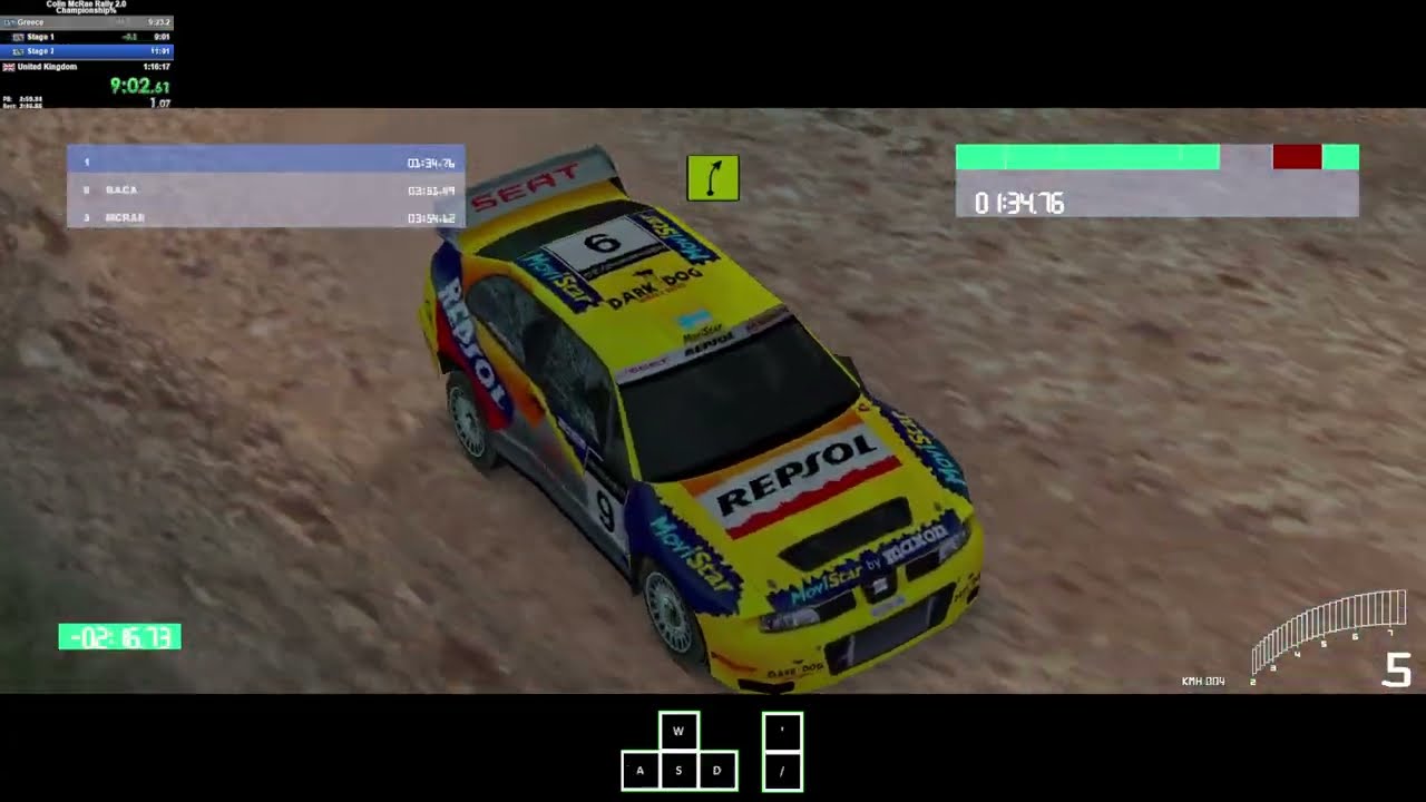 [Former WR] Colin McRae Rally 2.0 Speedrun - Championship% (Novice, Seat Cordoba) in 1:15:49