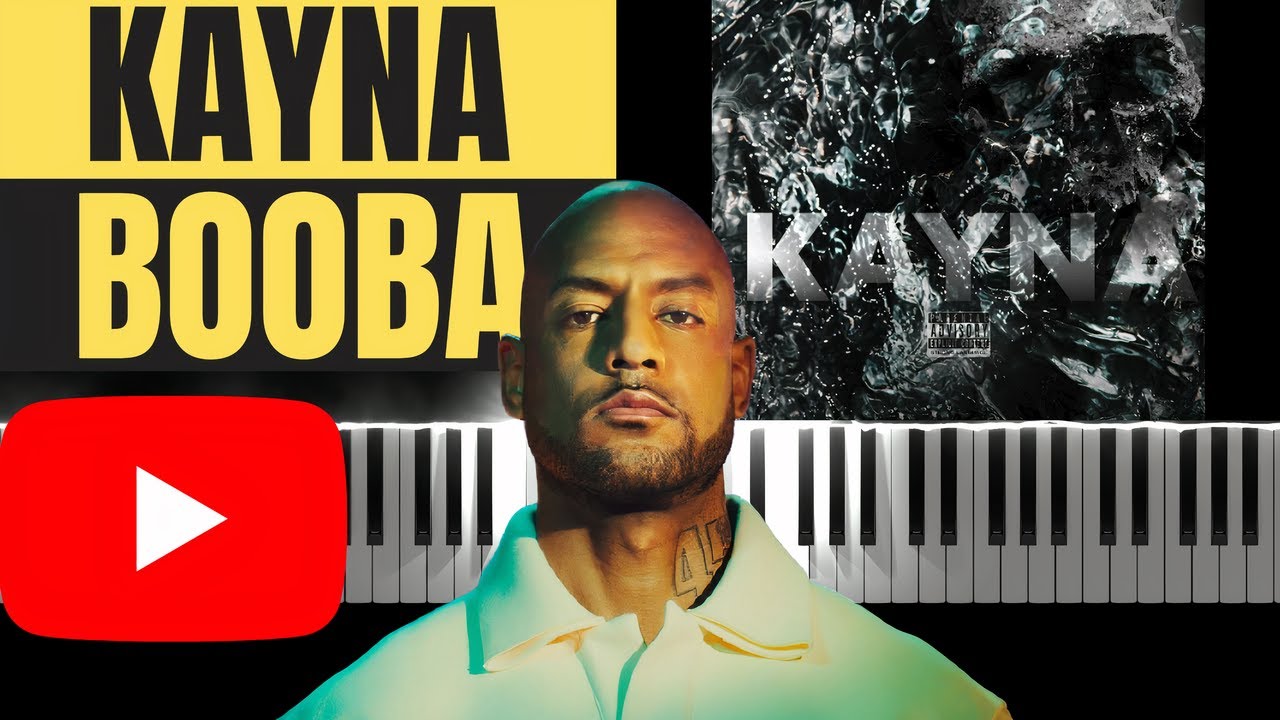 BOOBA - KAYNA (Instrumental Piano Facile Tuto Karaok&eacute; Paroles)