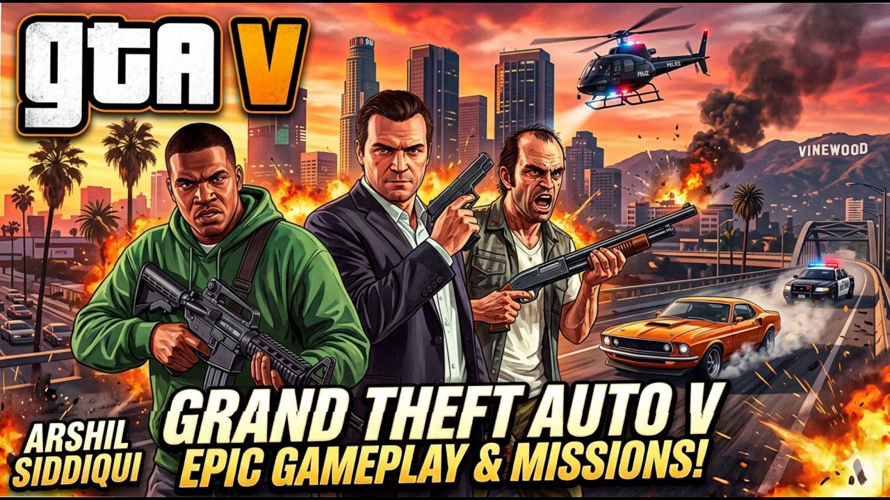 GTA V Live Stream || Arshil Siddiqui