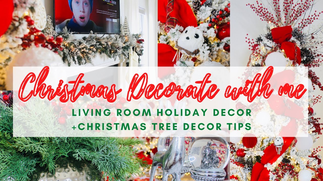 CHRISTMAS DECORATE WITH ME || HOLIDAY DECOR IDEAS || Christmas 2021- InspirationbyCP