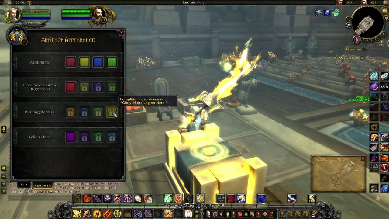 Wow Legion - Retribution Paladin - Artifact Weapon : Ashbringer Appearances