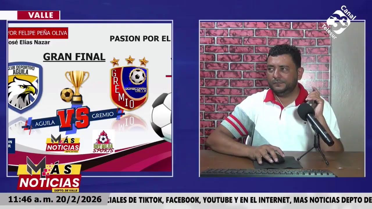 #ENVIVO || MÁS NOTICIA DEPTO. DE VALLE | CON LESTER TROCHEZ