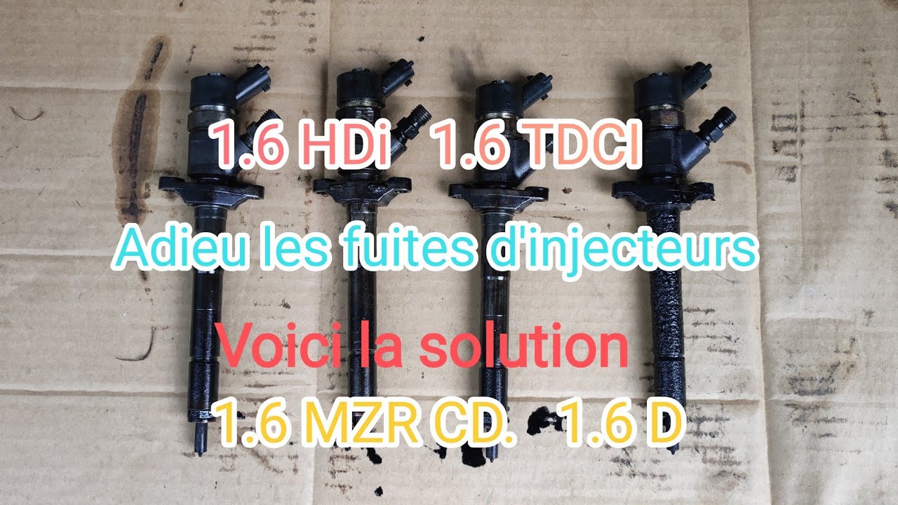 1.6 HDi  Adieu les fuites aux injecteurs 🤪 voici la solution 💪