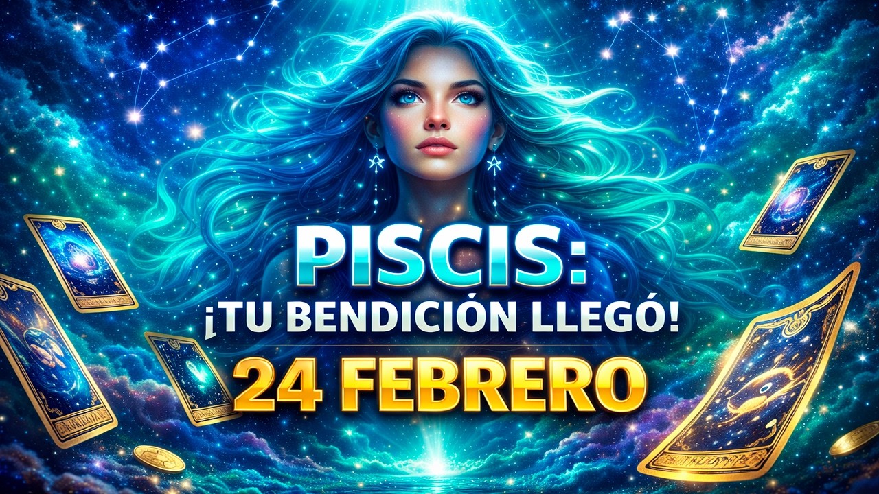 PISCIS: 24 DE FEBRERO 🌊✨tu resiliencia es HERMOSA🙌🏻🎁 ¡LA BENDICIÓN QUE TANTO ESPERASTE LLEGA!