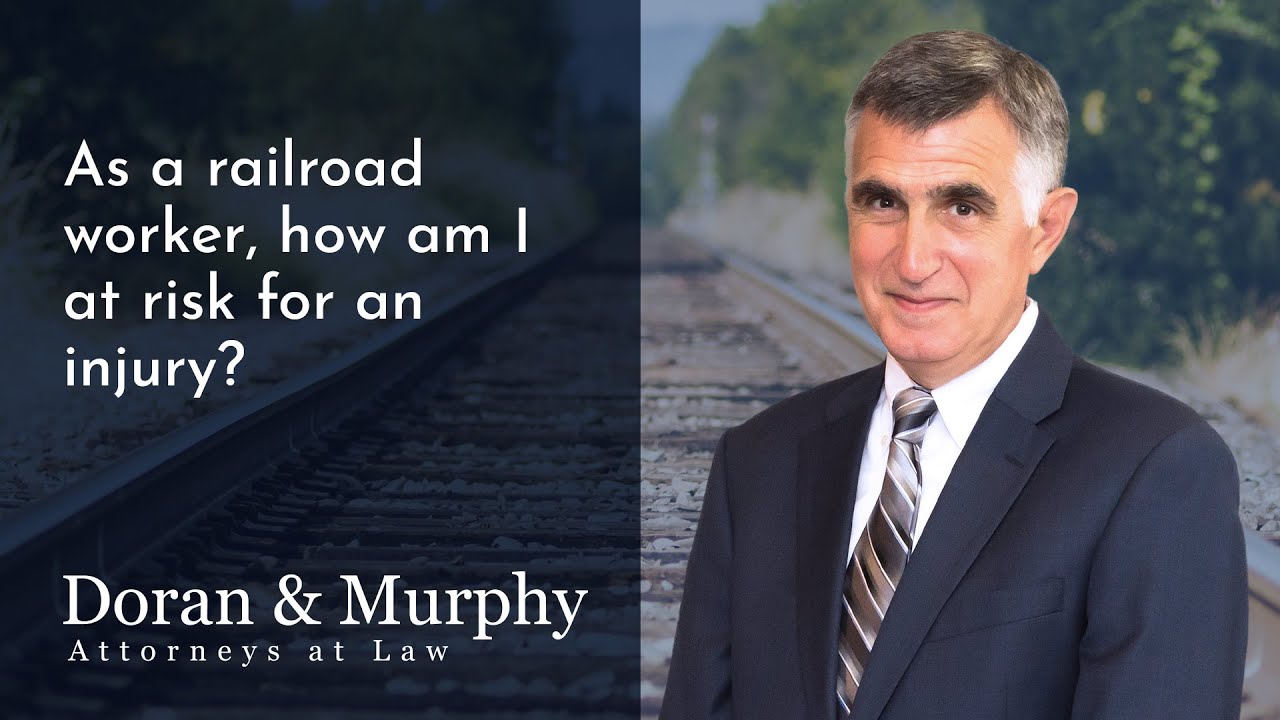 As a railroad worker, how am I at risk for an injury?