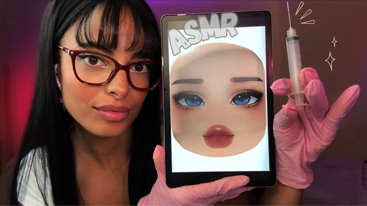 ASMR Harmonização Facial Estilo ROBLOX | Transformação Completa