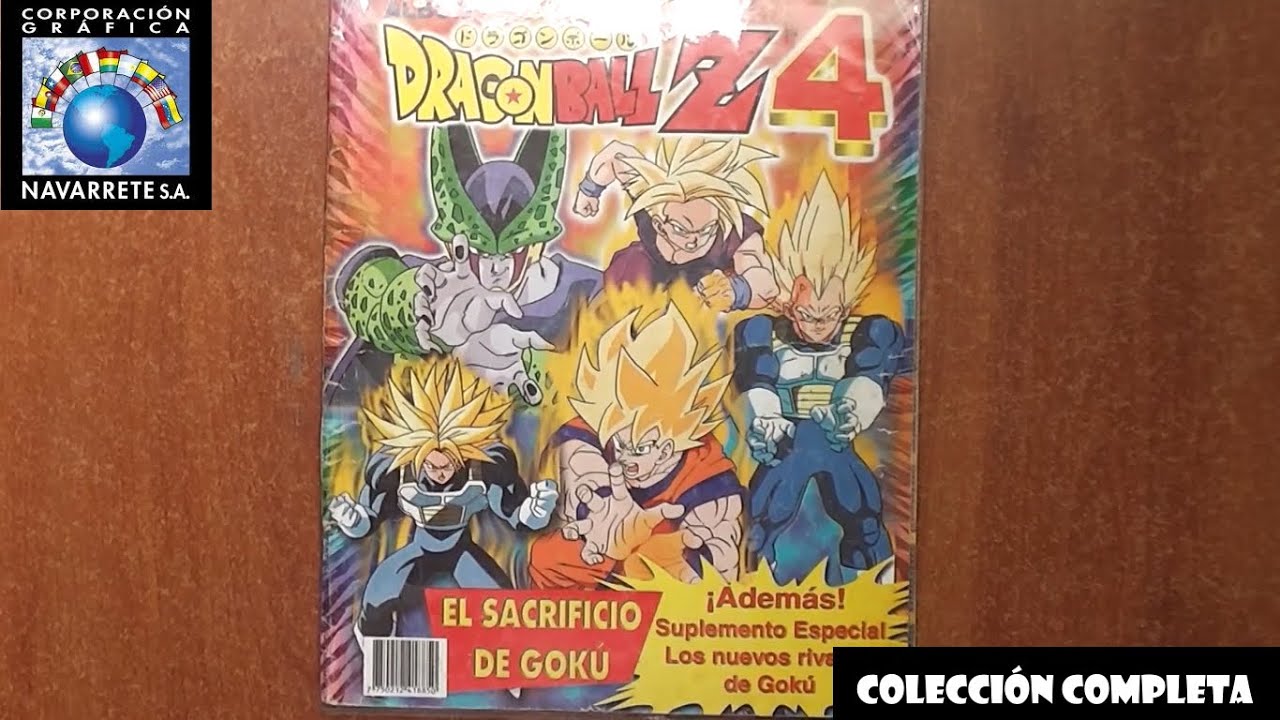 Álbum Dragon Ball Z 4 láminas clásico (completo) - Navarrete (1999)