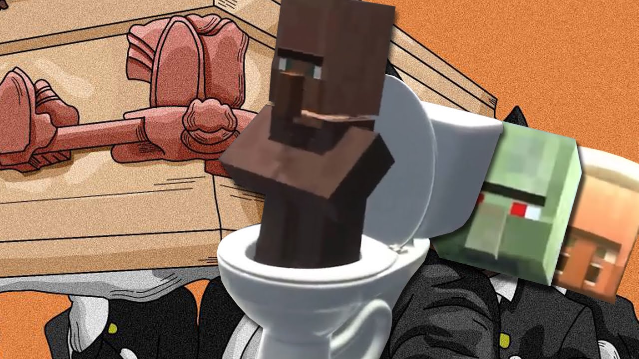 Skibidi Toilet Minecraft Villager 4 5 Coffin Dance Song Cover