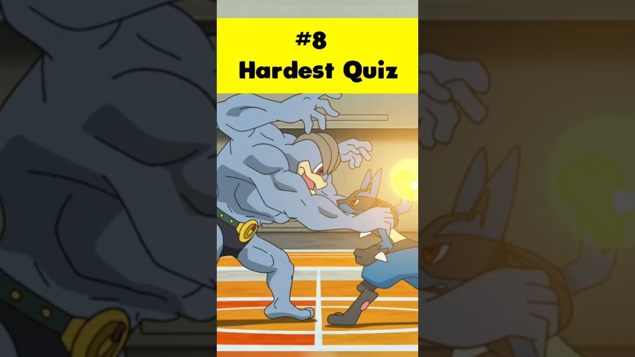 Hardest Pokequiz : only for Ash Ketchum fans | #Pokemon #shorts