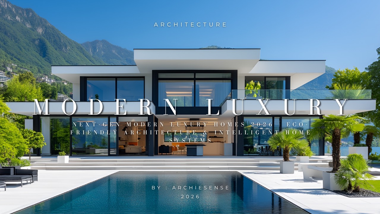Top Modern Luxury House Design Innovations 2026 | Home Technology & Sustainable Architecture Trends
