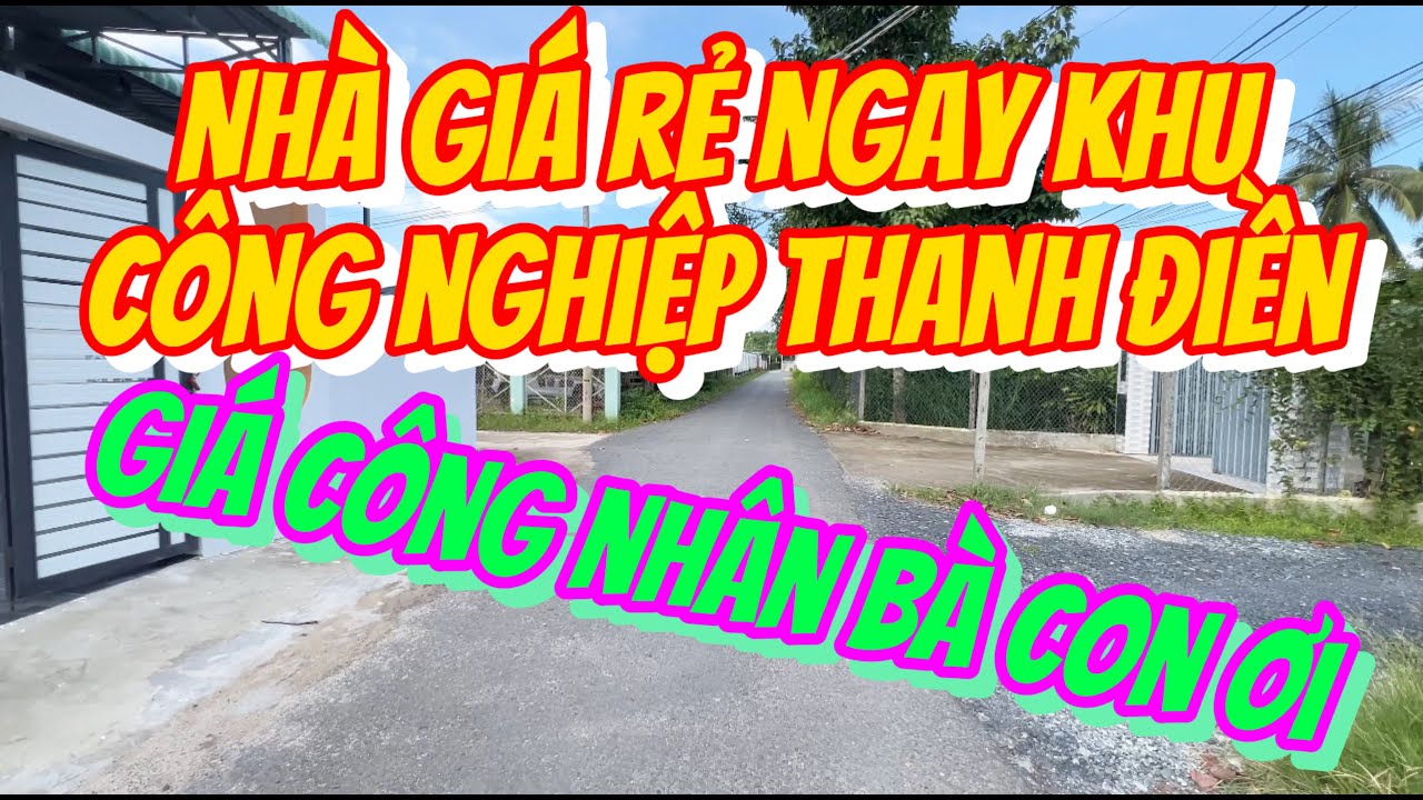Nh&agrave; gi&aacute; c&ocirc;ng nh&acirc;n nặm ngay khu c&ocirc;ng nghi&ecirc;p Thanh Điền.
