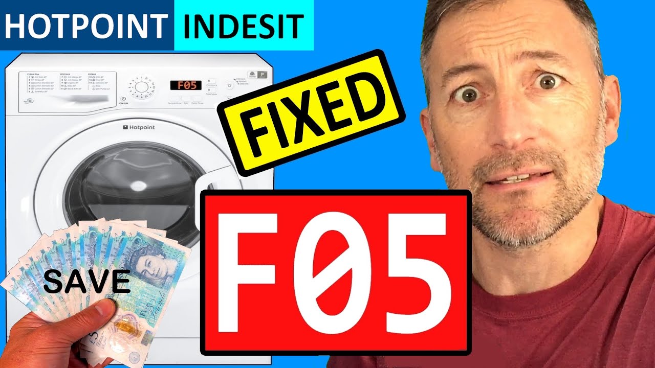 Стиральная машина F05 Код ошибки Fix Hotpoint Indesit