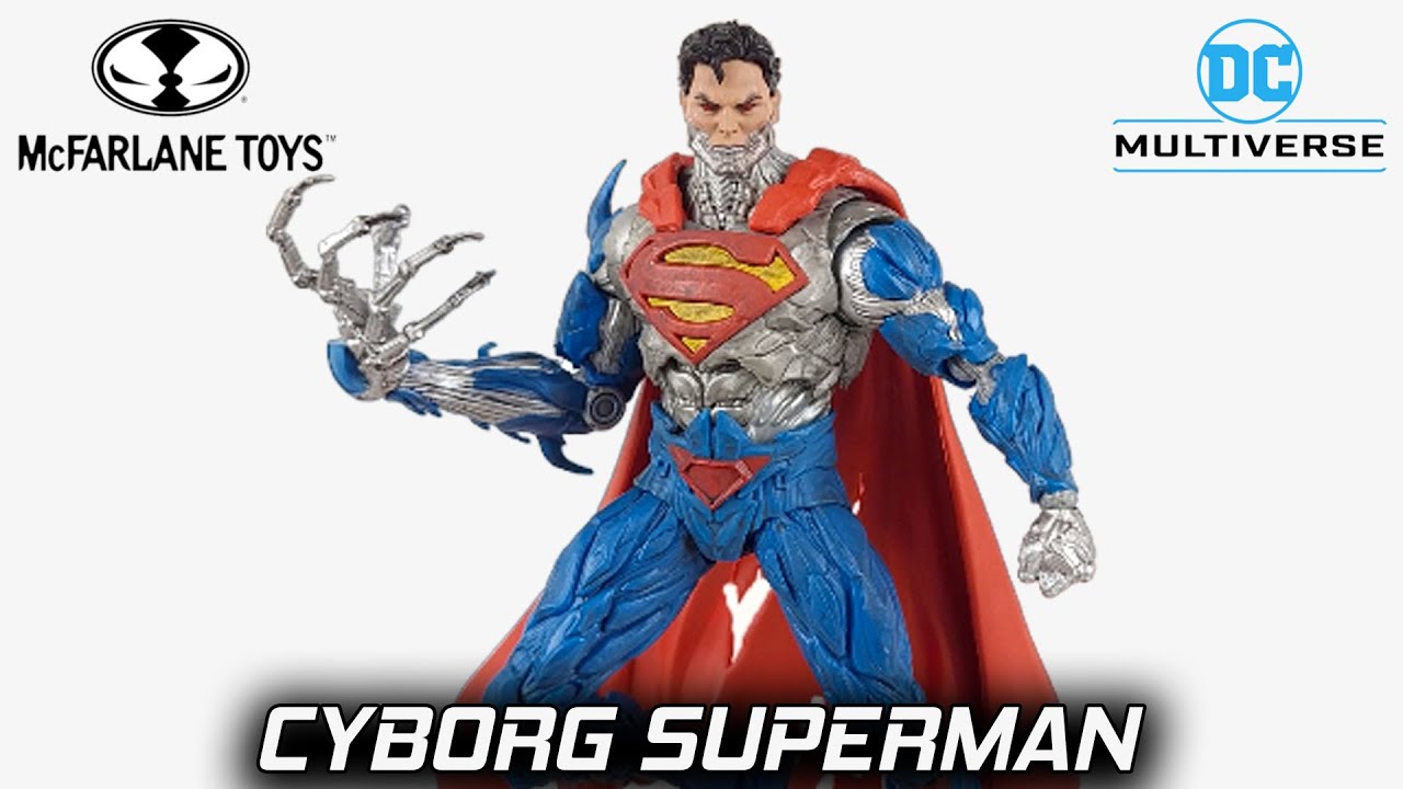 McFarlane Toys DC Multiverse Cyborg Superman New 52 Action Figure Review