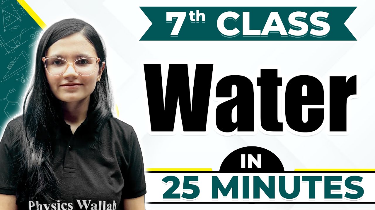 Water | Cheat Sheet Series For Class 7th