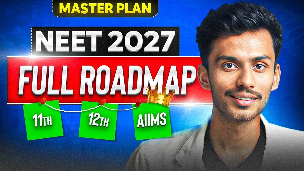 How to Crack NEET 2027 if start now ? | Perfect ROADMAP