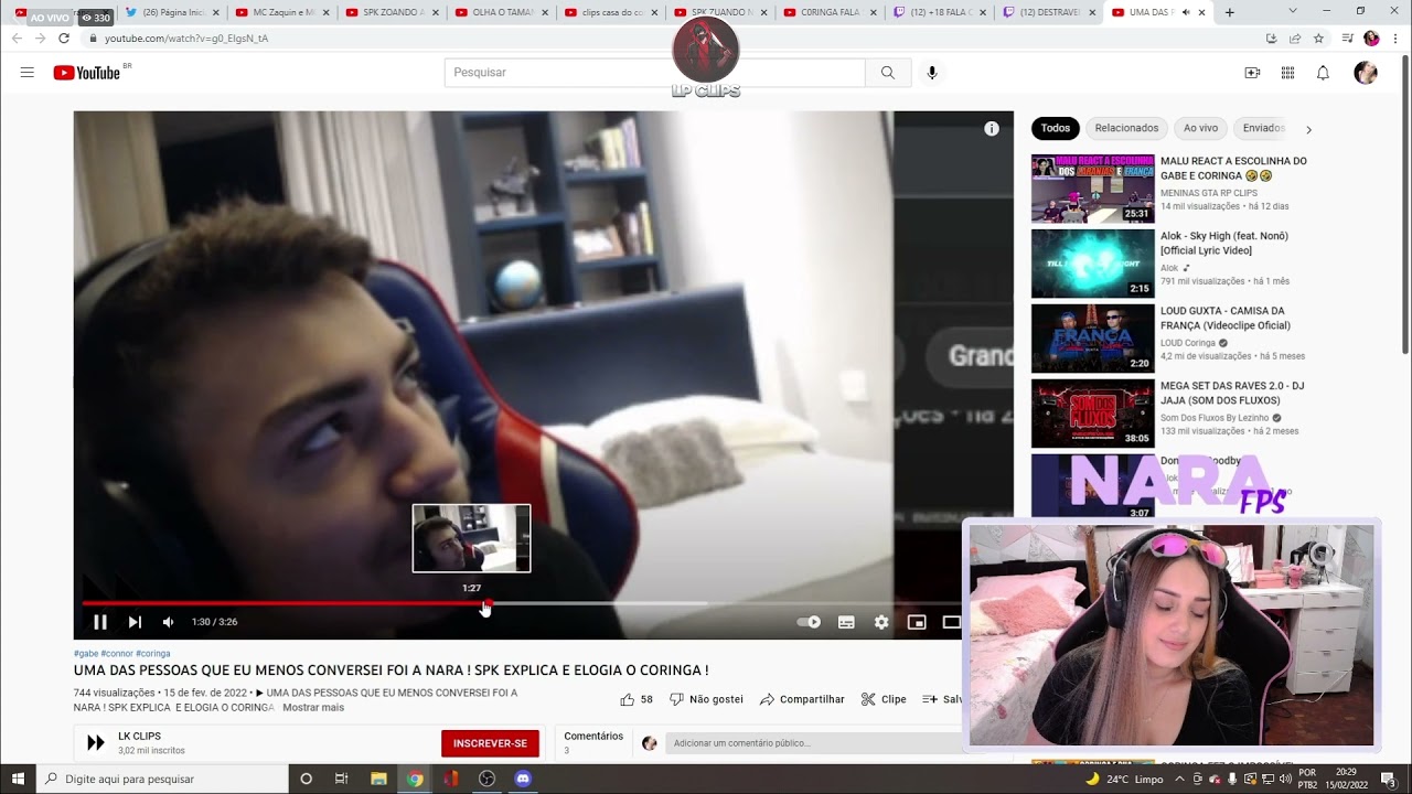 NARA REAGINDO AO SPK FALANDO SOBRE TER CONHECIDO ELA!