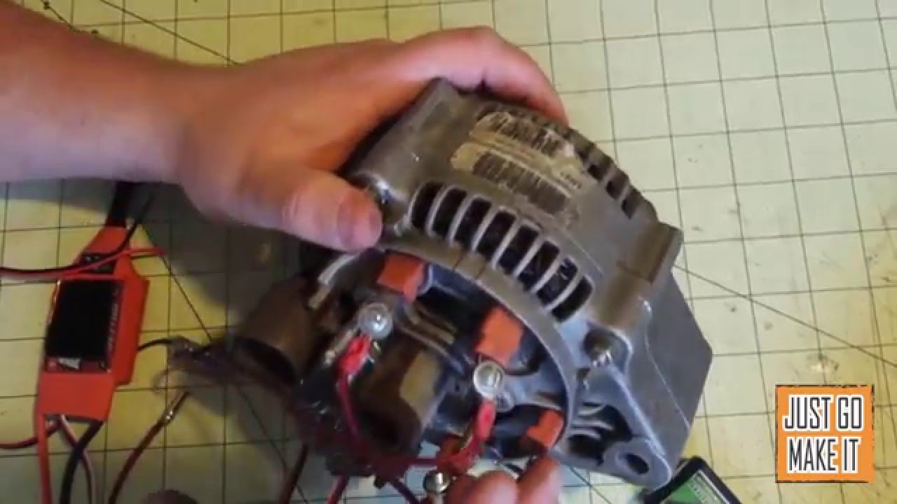 Alternator to motor conversion howto