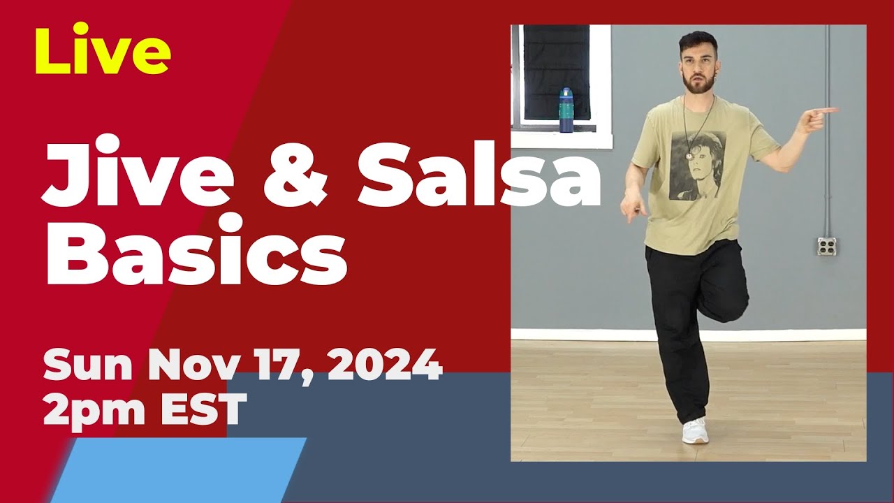 Live Jive & Salsa Basics with Leon