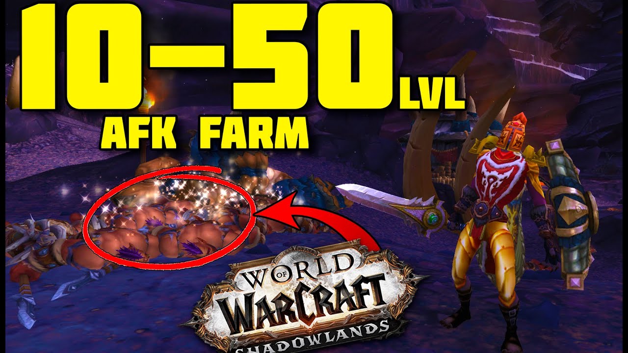 ⚠️АФК прокачка персонажа 10-50⚠️WoW Shadowlands Prepatch 9.0.1⚠️