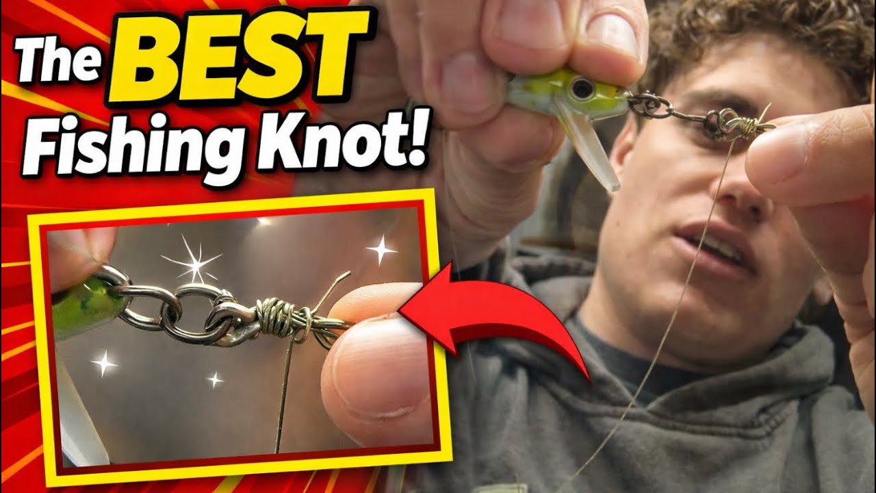 The BEST FISHING KNOT (Strong and Easy)! Tie in under FIVE MINUTES!