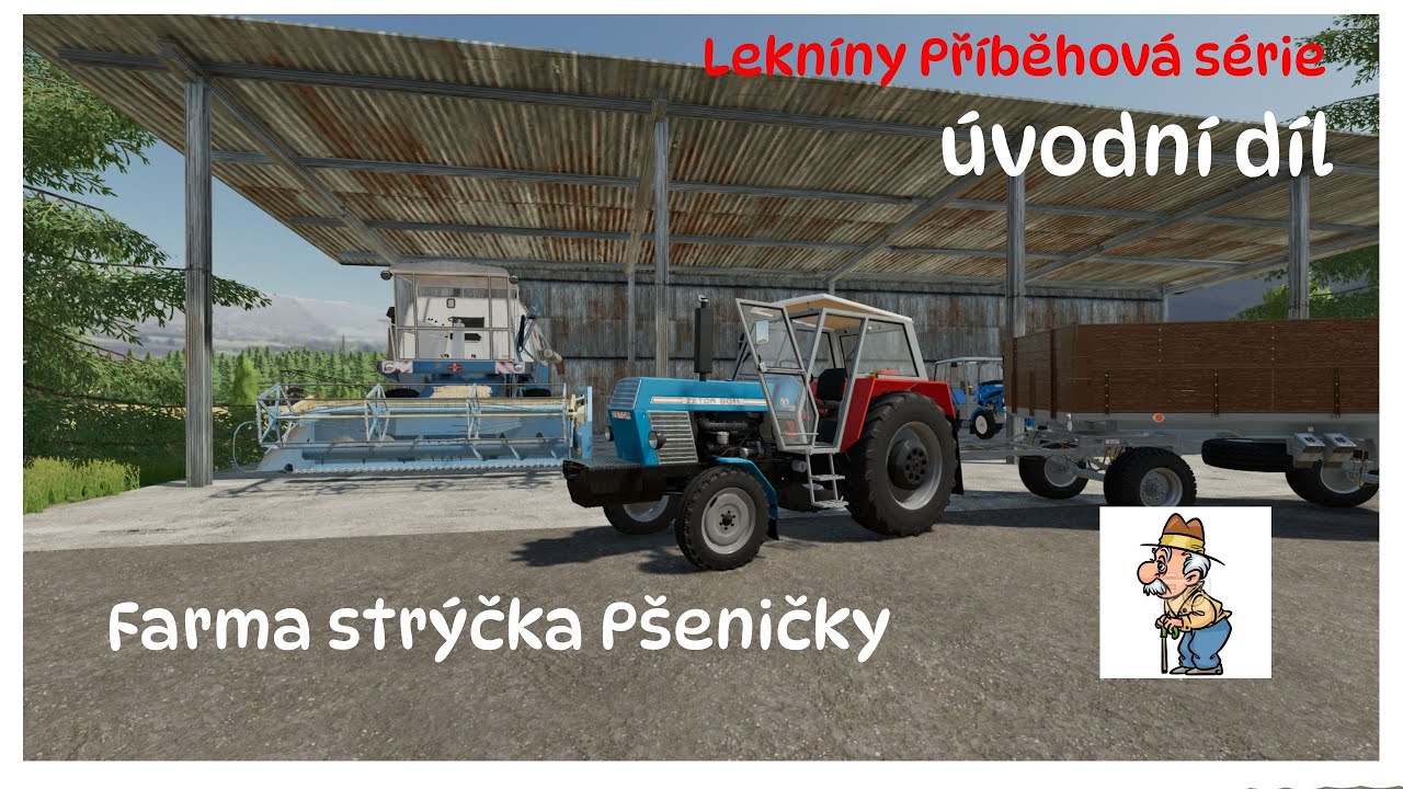 Farming simulator 22|  Lekníny  | Příběhová serie Farma strýčka Pšeničky |  Lets play |  CZ/SK |