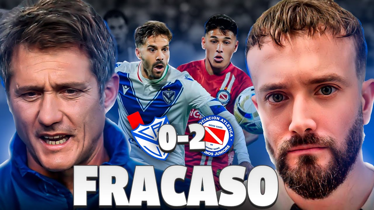 V&Eacute;LEZ PERDI&Oacute; ANTES ARGENTINOS JUNIORS Y QUED&Oacute; AFUERA DEL TORNEO / REACCI&Oacute;N DEL 0-2