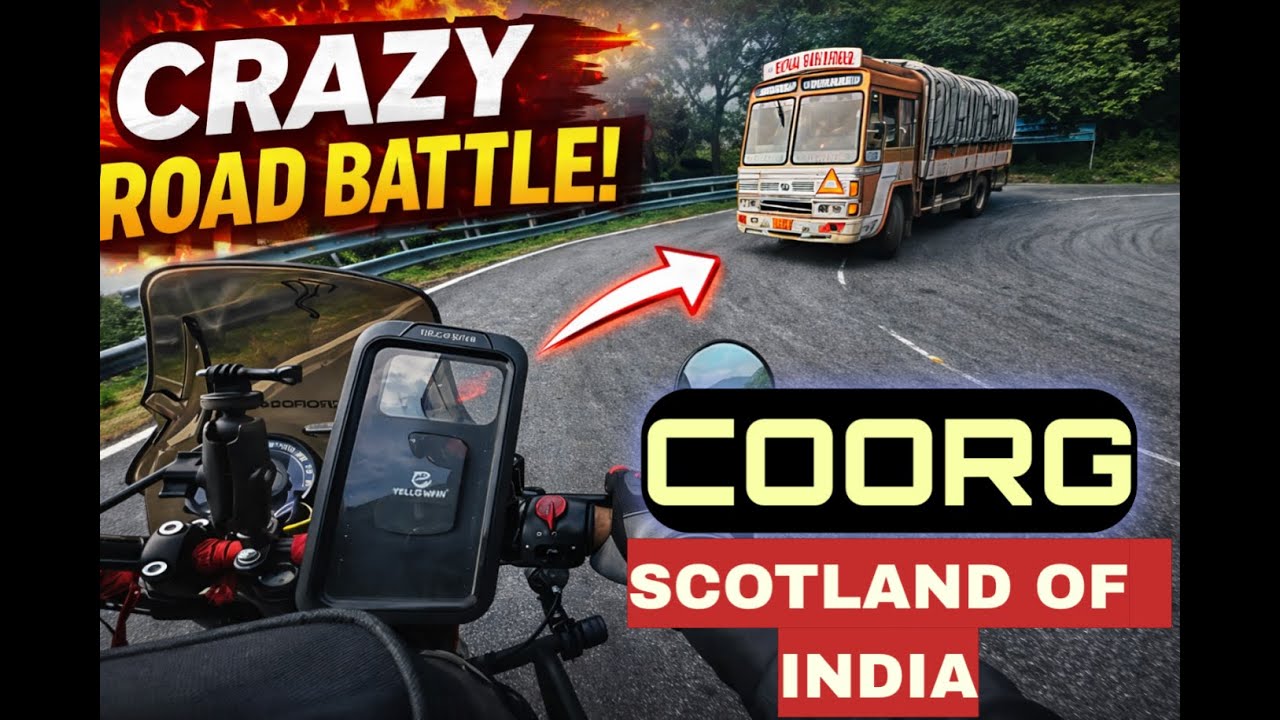 Coorg Vlog Part 1 | The Scotland of India 🌿 | Misty Hills & Coffee Estates  | Tmail | Ridetheroad94