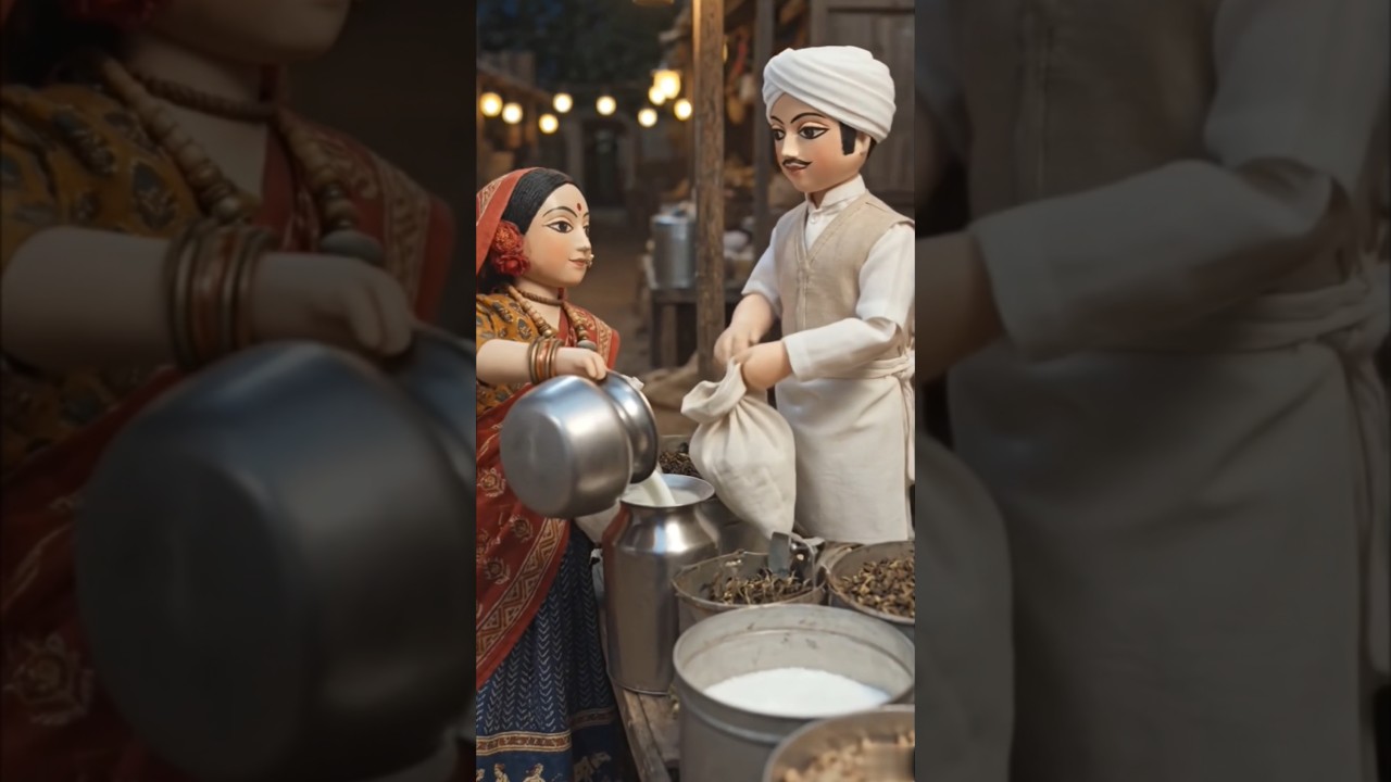 Tiny Doll Chai Making 😍 Realistic Miniature Cooking ASMR#shortsviral