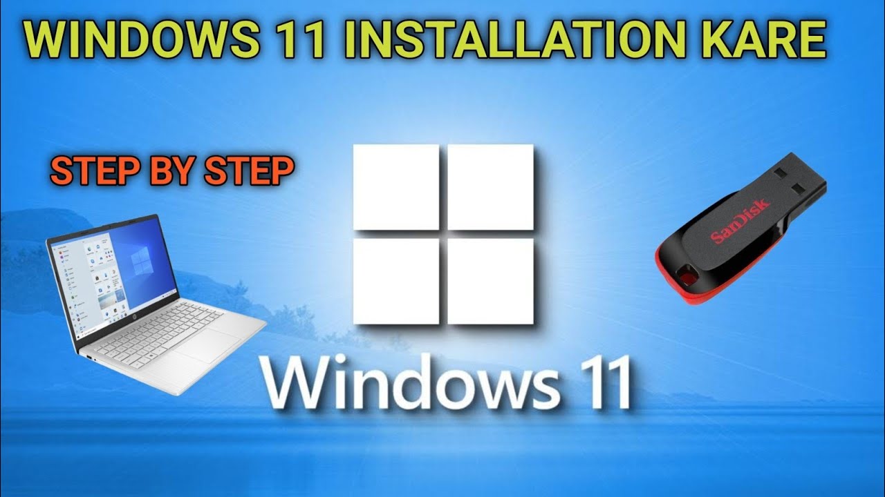 Windows 11 installation step by step  latest version 