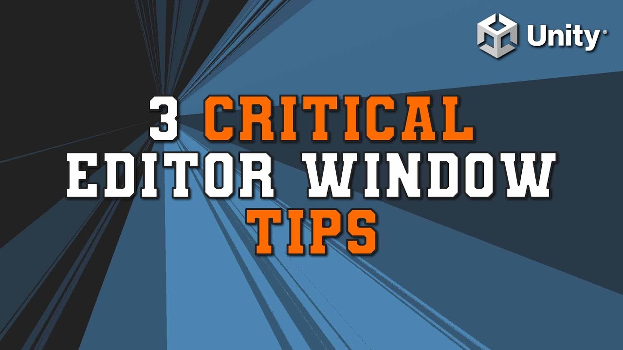 3 ВАЖНЫХ совета по EditorWindow | Учебное пособие по Unity