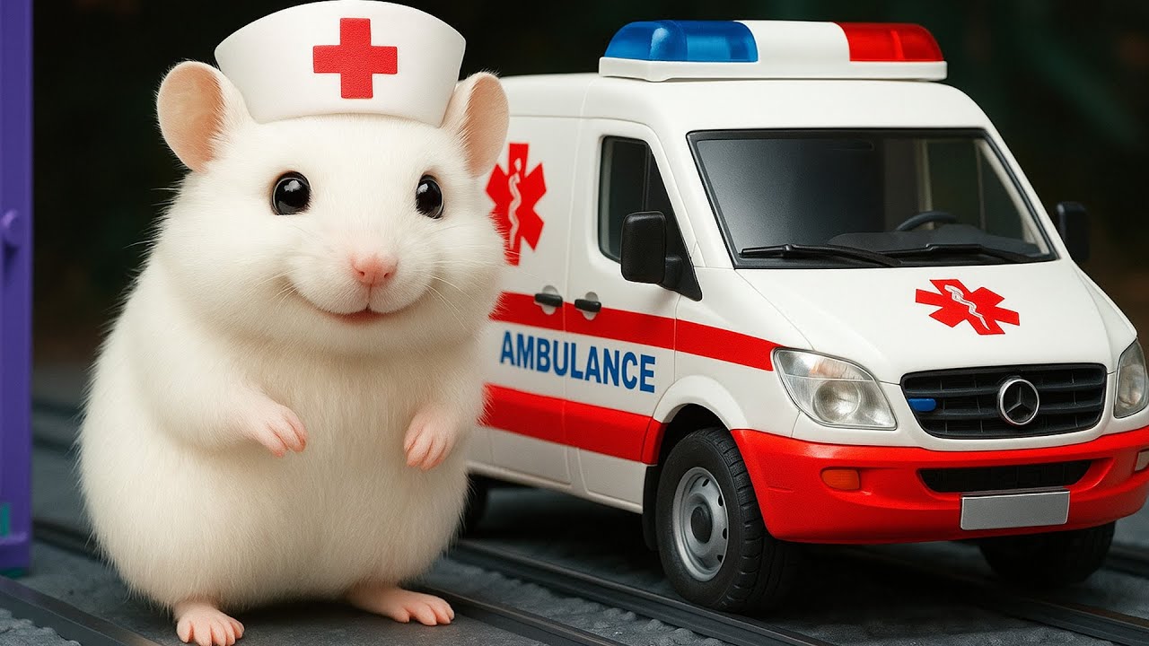 Hamster Becomes a Doctor Treating Injuries in the Mini City! 🐹| Hammy Haven