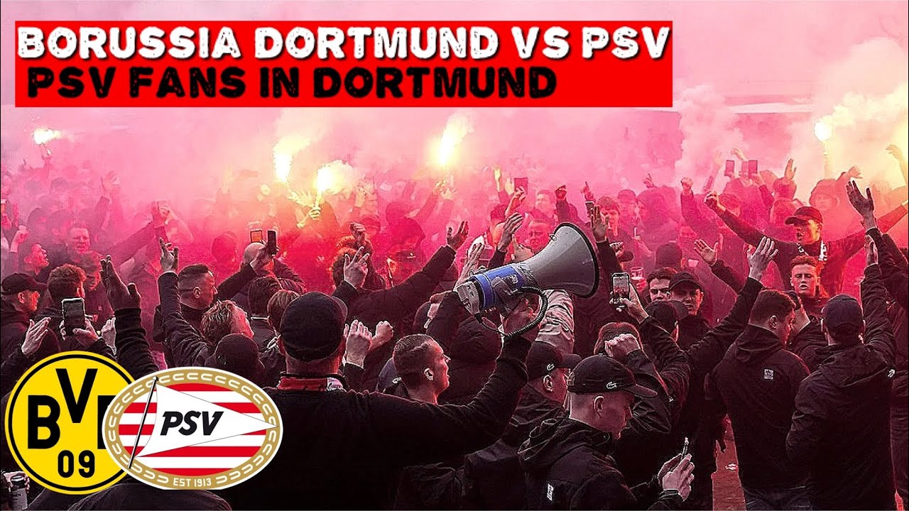 PSV Fans In Dortmund | Borussia Dortmund vs PSV | 13-03-2024