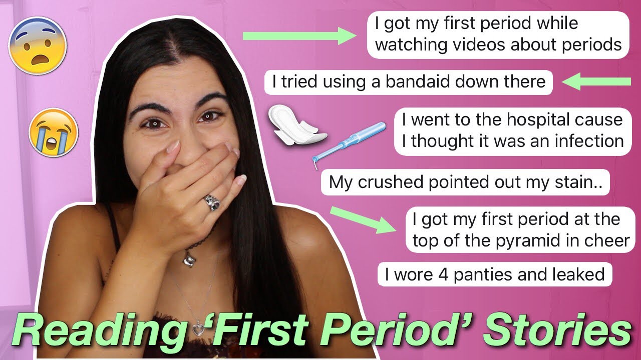 Reading Your 'First Period' Stories (yikes!) | Just Sharon