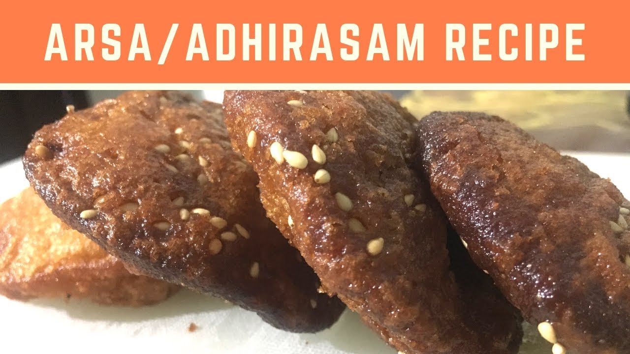 Anarsa recipe | Adhirasam recipe | Jaggery Anarse by kitchen Ninja & life